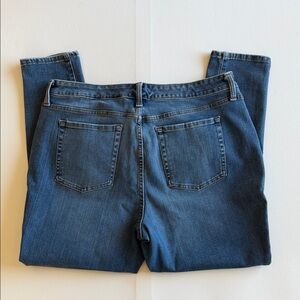 Time and Tru Curvy High Rise Skinny Jeans Dark Wash Stretch Size 16P